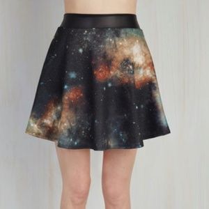 Galaxy skater skirt